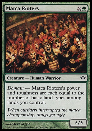 Magic: Conflux 084: Matca Rioters 