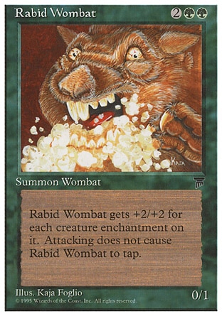 《狂暴ウォンバット/Rabid Wombat》 [CHR]