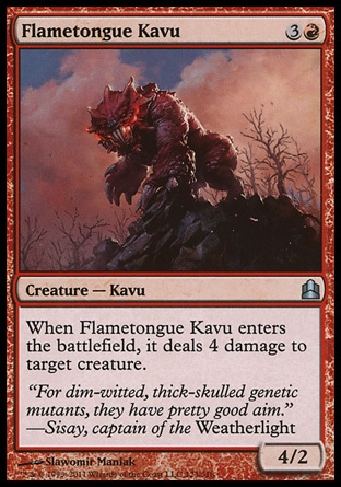 Magic: Commander 123: Flametongue Kavu 
