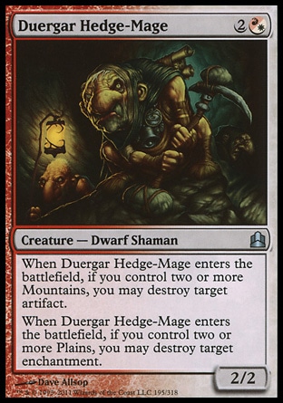 Magic: Commander 195: Duergar Hedge-Mage 