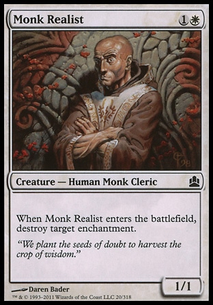 Magic: Commander 020: Monk Realist 