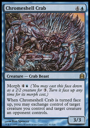 Magic: Commander 041: Chromeshell Crab 