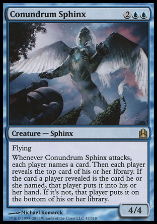 Magic: Commander 042: Conundrum Sphinx 
