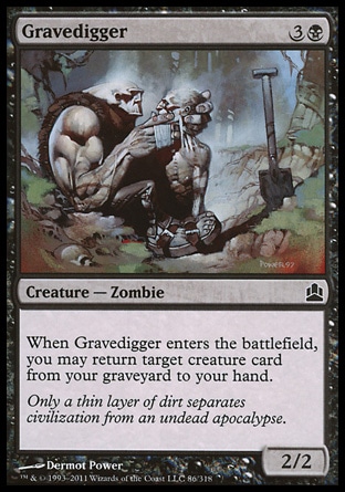 Magic: Commander 086: Gravedigger 