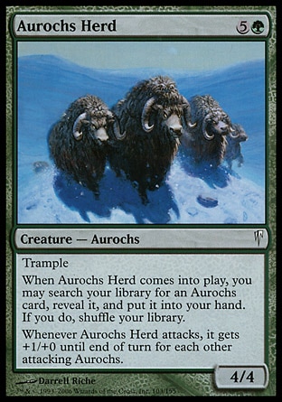 《オーロクスの獣群/Aurochs Herd》 [CSP]