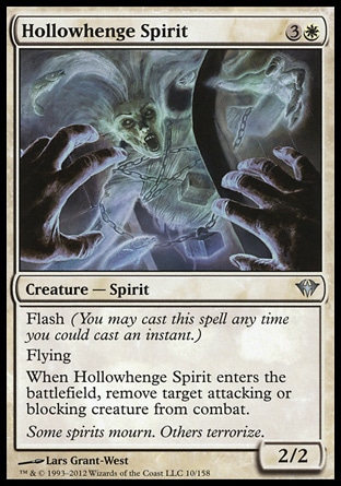 MTG: Dark Ascension 010: Hollowhenge Spirit 