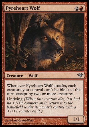 MTG: Dark Ascension 101: Pyreheart Wolf 