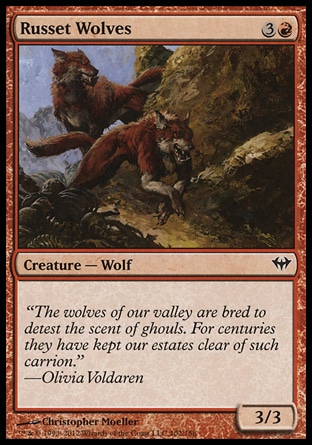 MTG: Dark Ascension 102: Russet Wolves 