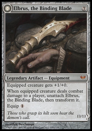 Magic: Dark Ascension 147: Elbrus, the Binding Blade // Withengar Unbound  