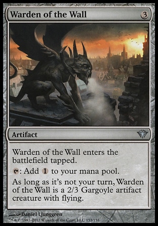 MTG: Dark Ascension 153: Warden of the Wall 