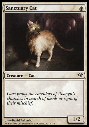 MTG: Dark Ascension 019: Sanctuary Cat 