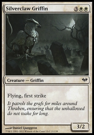 《銀爪のグリフィン/Silverclaw Griffin》 [DKA]