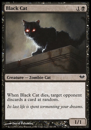 Magic: Dark Ascension 054: Black Cat 