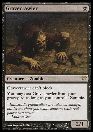 MTG: Dark Ascension 064: Gravecrawler 