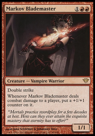 MTG: Dark Ascension 096: Markov Blademaster 