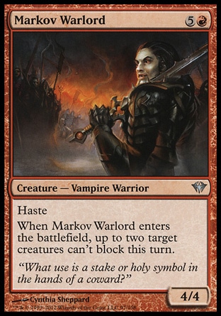 Magic: Dark Ascension 097: Markov Warlord 