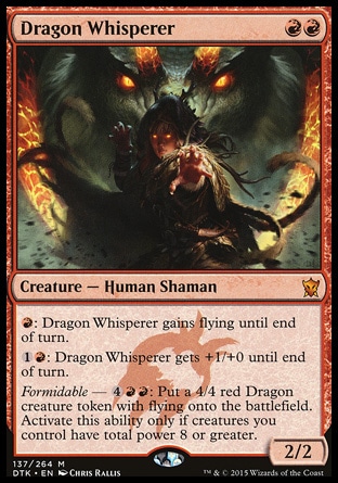 MTG: Dragons of Tarkir 137: Dragon Whisperer Foil 