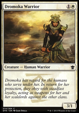MTG: Dragons of Tarkir 014: Dromoka Warrior Foil 
