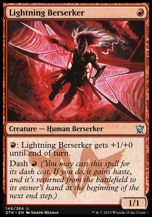 MTG: Dragons of Tarkir 146: Lightning Berserker - Foil 