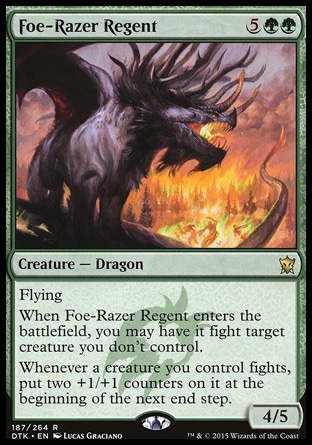 MTG: Dragons of Tarkir 187: Foe-Razer Regent - Prerelease Foil 