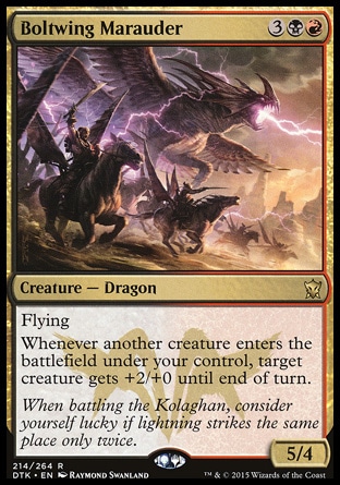 MTG: Dragons of Tarkir 214: Boltwing Marauder - Foil 