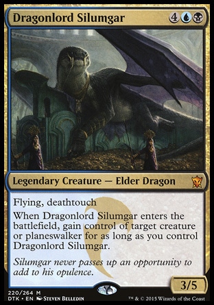 MTG: Dragons of Tarkir 220: Dragonlord Silumgar Foil 