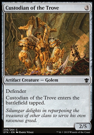 MTG: Dragons of Tarkir 236: Custodian of the Trove - Foil 