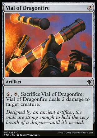 MTG: Dragons of Tarkir 247: Vial of Dragonfire Foil 