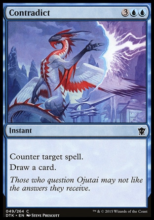 MTG: Dragons of Tarkir 049: Contradict Foil 