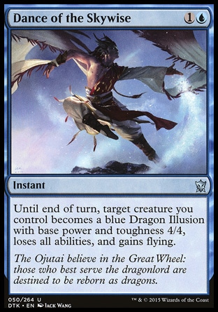 Magic: Dragons of Tarkir 050: Dance of the Skywise Foil 