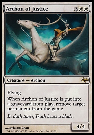 MTG: Eventide 001: Archon of Justice 