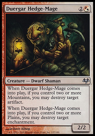 Magic: Eventide 137: Duergar Hedge-Mage 