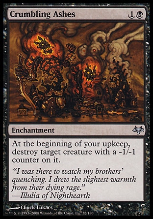 MTG: Eventide 035: Crumbling Ashes 