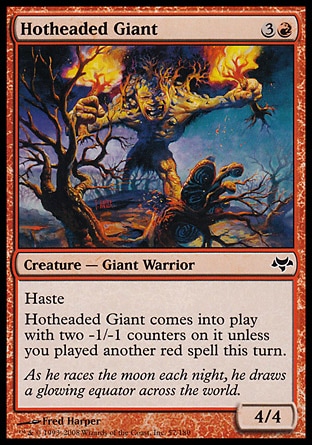 MTG: Eventide 057: Hotheaded Giant (FOIL) 