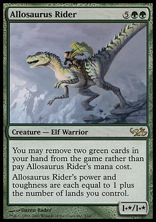 《アロサウルス乗り/Allosaurus Rider》 [EVG]