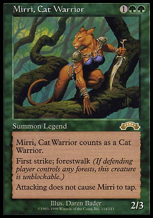 Magic: Exodus 114: Mirri, Cat Warrior 