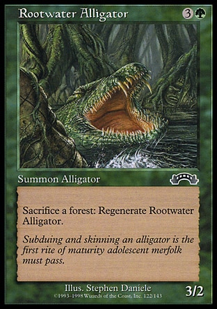 Magic: Exodus 122: Rootwater Alligator 