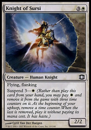 Magic: Future Sight 010: Knight of Sursi (FOIL) 
