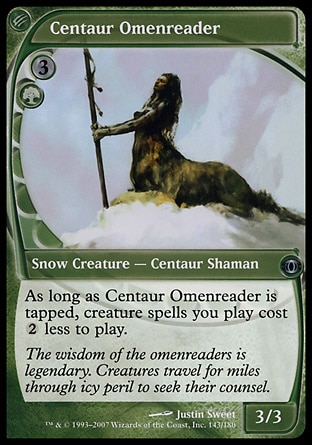 Magic: Future Sight 143: Centaur Omenreader 