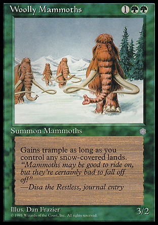 《長毛マンモス/Woolly Mammoths》 [ICE]