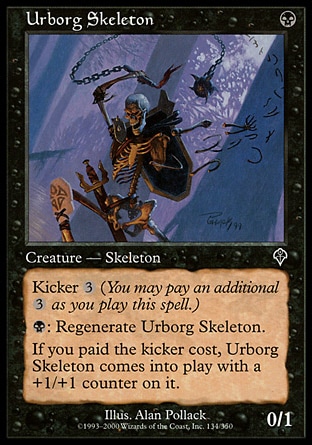 Magic: Invasion 134: Urborg Skeleton 
