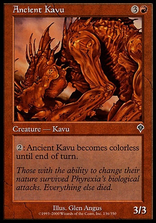 Magic: Invasion 136: Ancient Kavu 