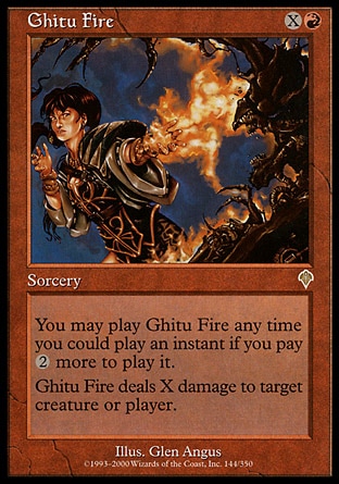 Magic: Invasion 144: Ghitu Fire 