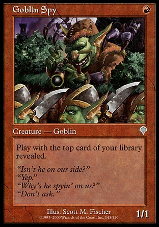 Magic: Invasion 145: Goblin Spy 