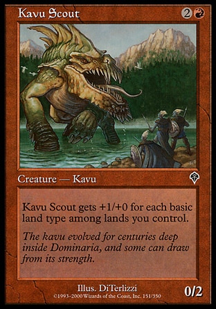Magic: Invasion 151: Kavu Scout 