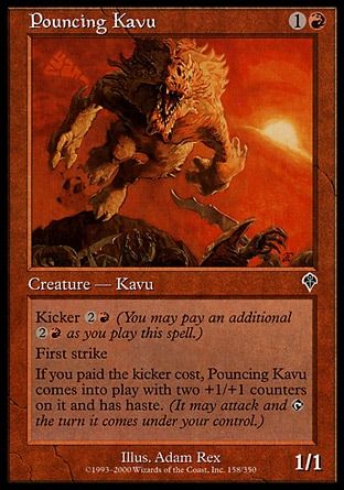 Magic: Invasion 158: Pouncing Kavu 