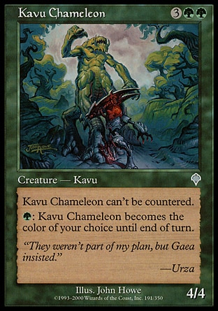 Magic: Invasion 191: Kavu Chameleon 