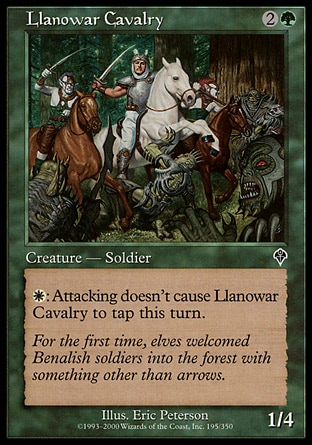 Magic: Invasion 195: Llanowar Cavalry 