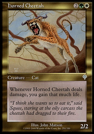 Magic: Invasion 251: Horned Cheetah 