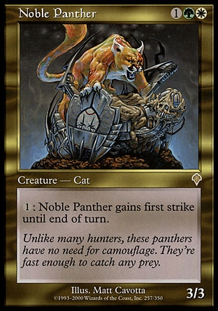 Magic: Invasion 257: Noble Panther 